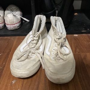 White high top vans